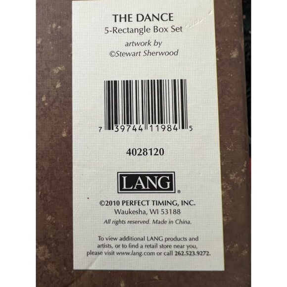 Romantic Dreamy Lang 2010 “The Dance” Lidded Box – Sherwood Art Storage - Picture 14 of 16